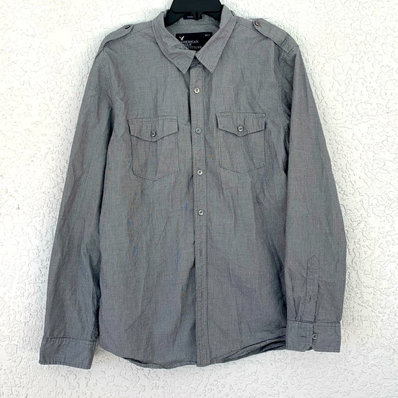 American Eagle Outfitters vintage fit soft long sleeve button down shirt size XL - Picture 1 of 11